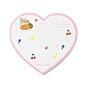 Heart Shaped Paper Earring Display Cards(AJEW-A051-05)-1