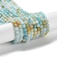 brins de perles d'amazonite de fleurs naturelles(G-J400-A08-03)-1