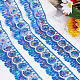 4~4.5M Ethnic Style Polyester Lace Trim with Colorful Paillette(OCOR-GF0002-39C)-4