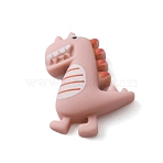 Opaque Resin Cabochons, Dinosaur, Light Coral, 24x19x6mm(RESI-WH0026-19B)
