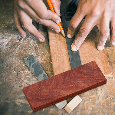 Unfinished Sandalwood for Knife Handle Crafts(WOOD-WH0036-07)-6