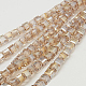 Electroplate Glass Beads Strands(EGLA-D018-8x8mm-75)-1