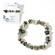 Natural Moss Agate Chips Stretch Bracelets for Women(AY5330-9)-1