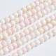 Natural Pink Shell Beads Strands(SSHEL-L016-18C)-1