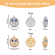 DICOSMETIC 32Pcs 2 Colors Alloy Rhinestone Pendants(FIND-DC0003-73)-2