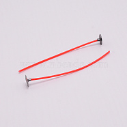 Candle Wick, Red, 100x1.5mm, 12.5mm in Diameter(DIY-WH0177-49A)