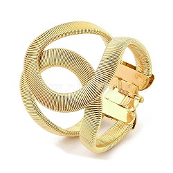 Iron Cuff Bangles for Women, Snake, Golden, Inner Diameter: 2 inch(4.95cm)(BJEW-L629-13G)