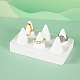 Rectangle Resin Ring Display Stands with 6 Cones Holder(ODIS-A012-02)-1