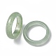 Natural Green Aventurine Plain Band Ring(RJEW-P044-01B-06)-2