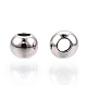 Rhodium Plated 925 Sterling Silver Beads(STER-T007-12P-01)-1