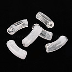 Acrylic Beads, Imitation Gemstone, Curved Tube, White, 34.5x13x11mm, Hole: 3.5mm(X1-SACR-S678-001)