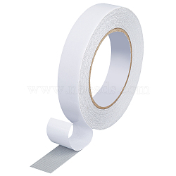 Adhesive Patch Tape, Floor Marking Tape, for Fixing Carpet, Clothing Patches, White, 24x0.5mm, 20m/roll(AJEW-WH0348-184A)