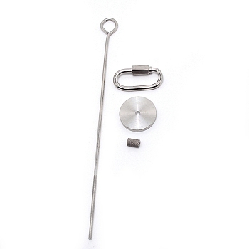 Stainless Hanging Feeding Skewer, for Parrot Feeding, Pet Supplies, Stainless Steel Color, 230mm