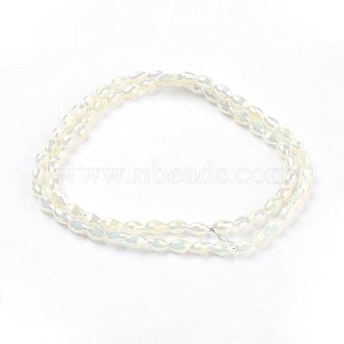 Chapelets de perles en verre galvanoplastique(EGLA-J013-4X6mm-F03)-2
