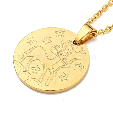 Constellation Pendant Necklaces(NJEW-S422-04G-09)-2