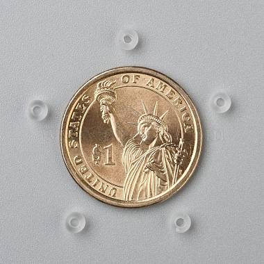 Perles rondes en acrylique transparent(PL704)-3