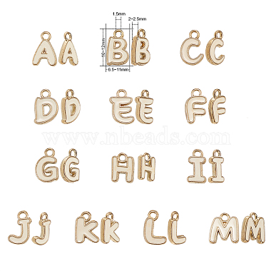 Golden Plated Alloy Enamel Charms(ENAM-CJ0001-18A)-2