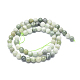 Chapelets de perles naturelles de jade du Myanmar/jade de Birmanie(G-D0001-08-6mm)-2