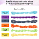 6 Rolls 6 Colors Round Waxed Polyester Cord(YC-SC0001-03)-2