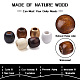 210Pcs 7 Style Unfinished Natural Wood Beads(WOOD-CD0001-20)-4