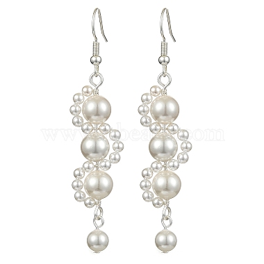 WhiteSmoke Twist Pearl Earrings