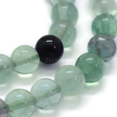 Natural Fluorite Beads Strands(X-G-G763-06-8mm)-3