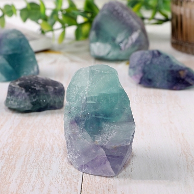 Natural Rough Raw Fluorite Display Decorations(G-PW0007-143A)-2