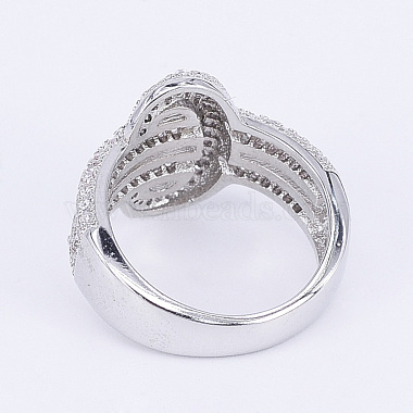 Brass Micro Pave Cubic Zirconia Finger Rings(RJEW-E145-30P)-3