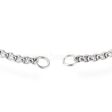 Réglable 304 bracelet coulissant en acier inoxydable / fabrication de bracelets bolo(X-STAS-I153-03P-01)-3
