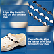 pandahall エリート 1 セット合金エナメル陰陽リンク靴の装飾チェーン(FIND-PH0009-96)-4