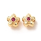 Brass Pave Cubic Zirconia Spacer Beads(KK-F942-26G)-2