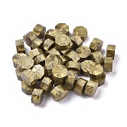 Sealing Wax Particles, for Retro Seal Stamp, Octagon, Dark Khaki, 9mm, about 1500pcs/500g(DIY-E033-A10)