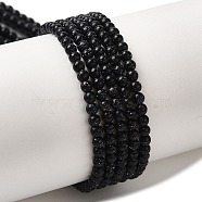 Synthetic Blue Goldstone Beads Strands, Round, 2~2.5mm, Hole: 0.5mm, about 170~220pcs/strand, 15.16~15.75''(38.5~40cm)(G-B090-A07-01)