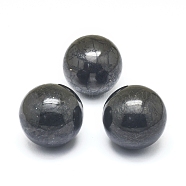 Natural Shungite Sphere Beads, No Hole Beads, Undrilled, Round Ball, 40.5mm(G-F675-01)