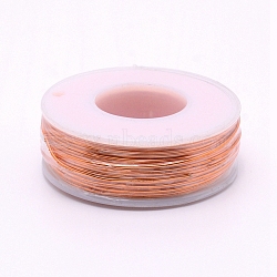 Aluminum Wire, with Spool, Light Salmon, 20 Gauge, 0.8mm, 36m/roll(AW-G001-0.8mm-04)