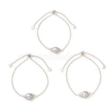 Silver Pearl Bracelets