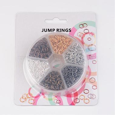 1 Box Open Jump Rings Brass Jump Rings(KK-JP0007-6mm)-5