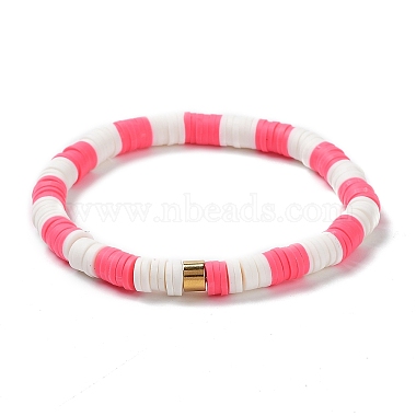 Handmade Polymer Clay Heishi Beads Stretch Bracelets Sets(BJEW-JB05902-06)-2