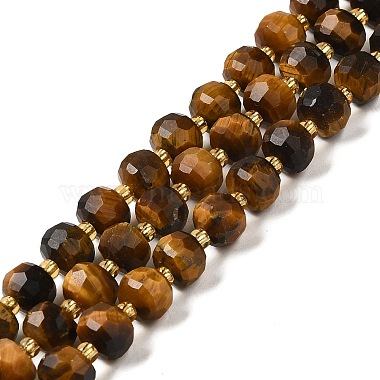Rondelle Tiger Eye Beads