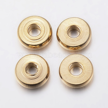 Golden Donut Stainless Steel Spacer Beads