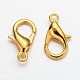 Zinc Alloy Lobster Claw Clasps(E102-G)-3