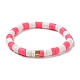 handgemachte Heishi-Perlen aus Fimo-Stretch-Armbänder-Sets(BJEW-JB05902-06)-2