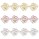 12Pcs 3 Colors Ion Plating(IP) 304 Stainless Steel Connector Charms(STAS-CA0002-09)-1