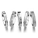 Delicate 925 Sterling Silver Rings(STER-D021-16mm-03)-1