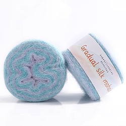 2-Ply Yarn, Gradient Color, for Knitting & Crochet, Sky Blue, 0.5mm(PW-WGC3CA8-11)