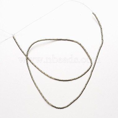 Electroplate Non-magnetic Synthetic Hematite Bead Strands(G-F300-37C)-2