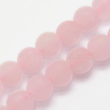 8mm Round Rose Quartz Beads