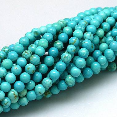 Natural Howlite Beads Strands(X-TURQ-G103-4mm-01)-3