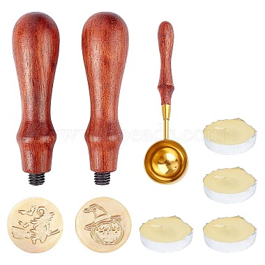 BurlyWood Brass Wax Seal Stamps