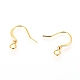 Long-Lasting Plated Brass French Earring Hooks(X-KK-K204-137G-NF)-2
